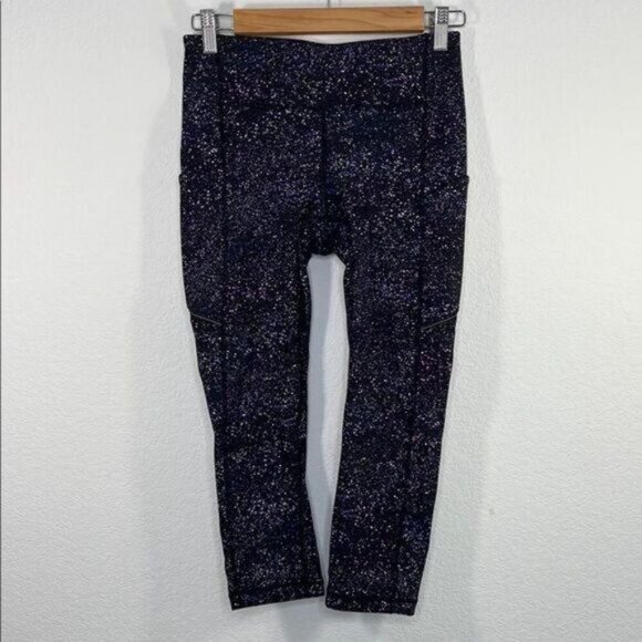 Lululemon Speed Up Crop 21" Crystalline Multi size 6 - Picture 2 of 12